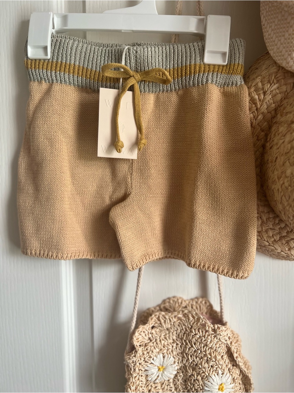 Wild Wawa Retro Knit Shorts